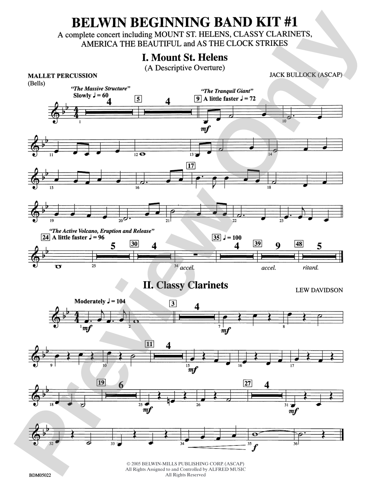 Belwin Beginning Band Kit #1: Mallets