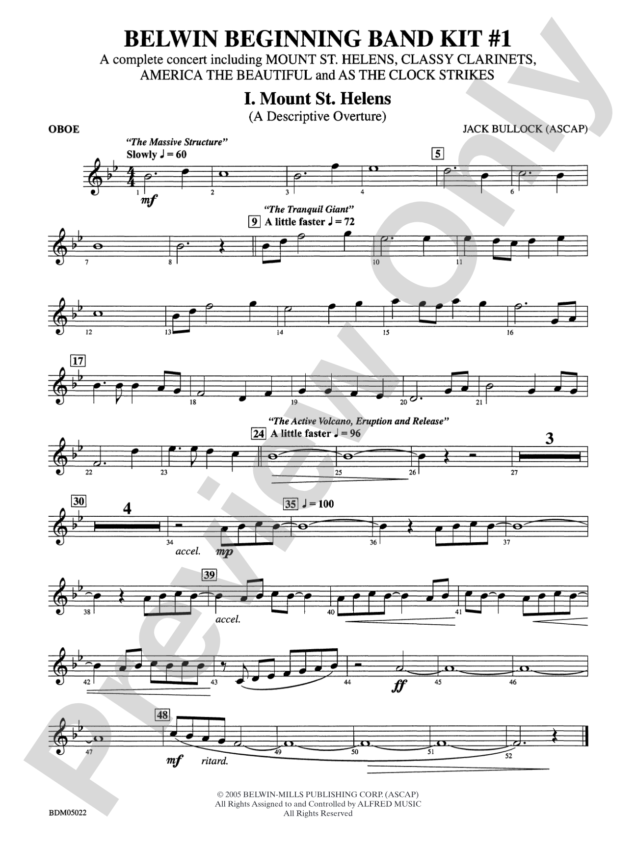 Belwin Beginning Band Kit #1: Oboe