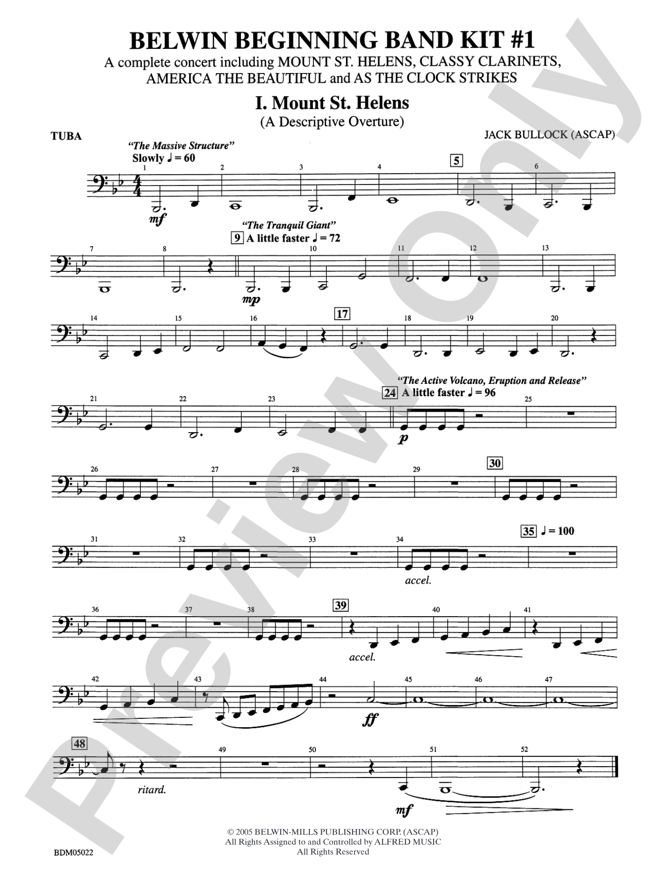 Belwin Beginning Band Kit #1: Tuba