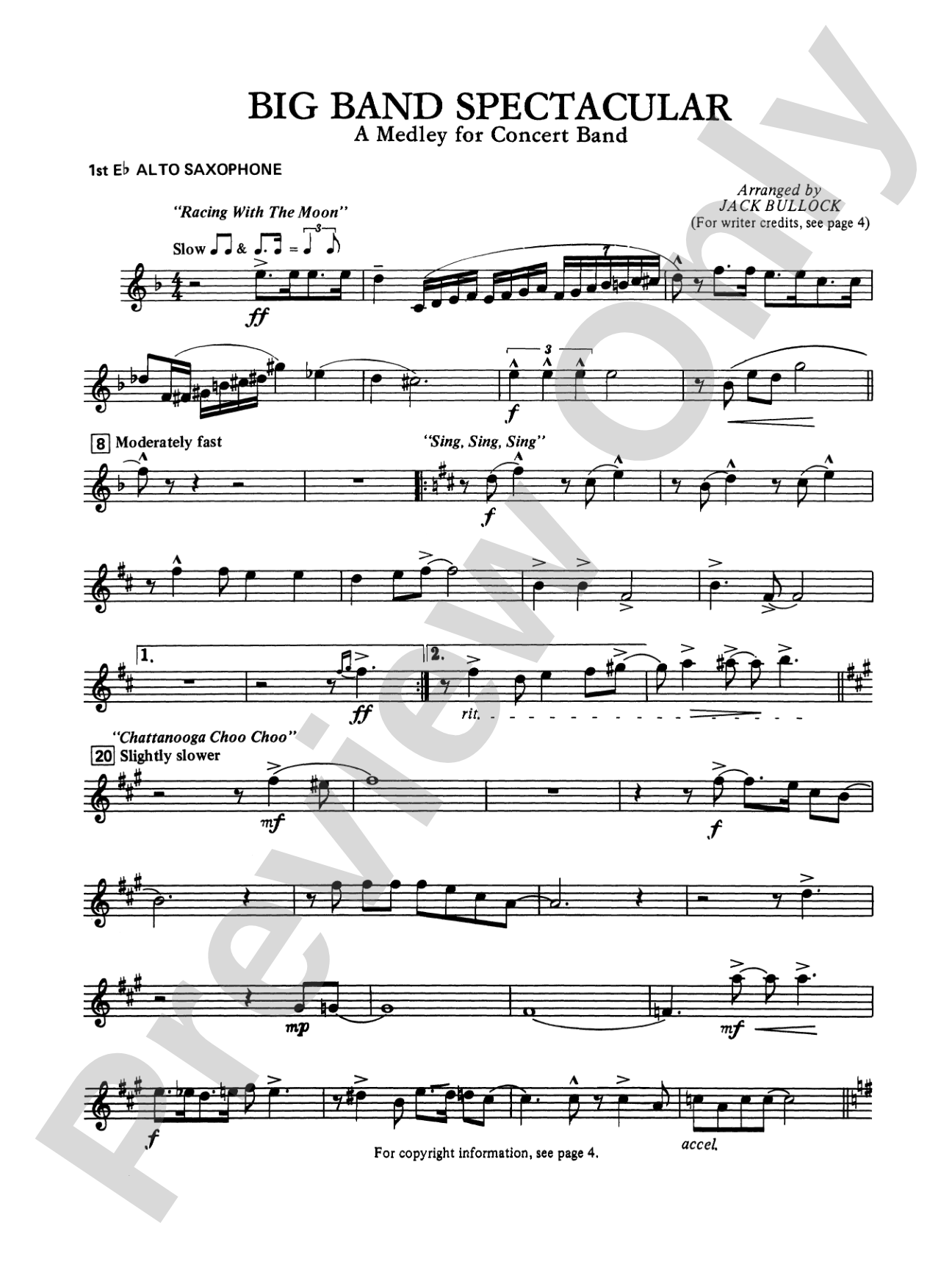 Big Band Spectacular: E-flat Alto Saxophone