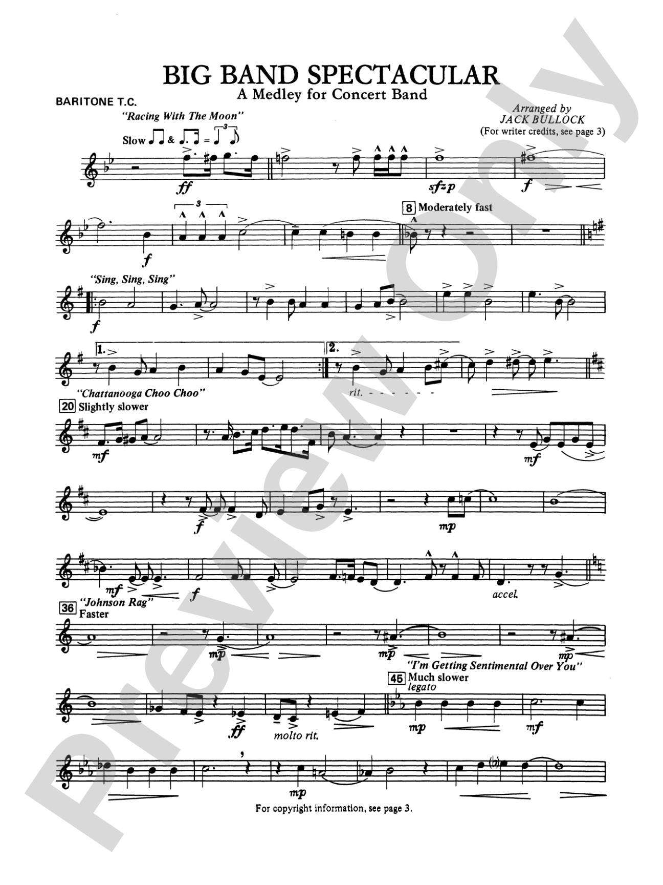 Big Band Spectacular: Baritone T.C.