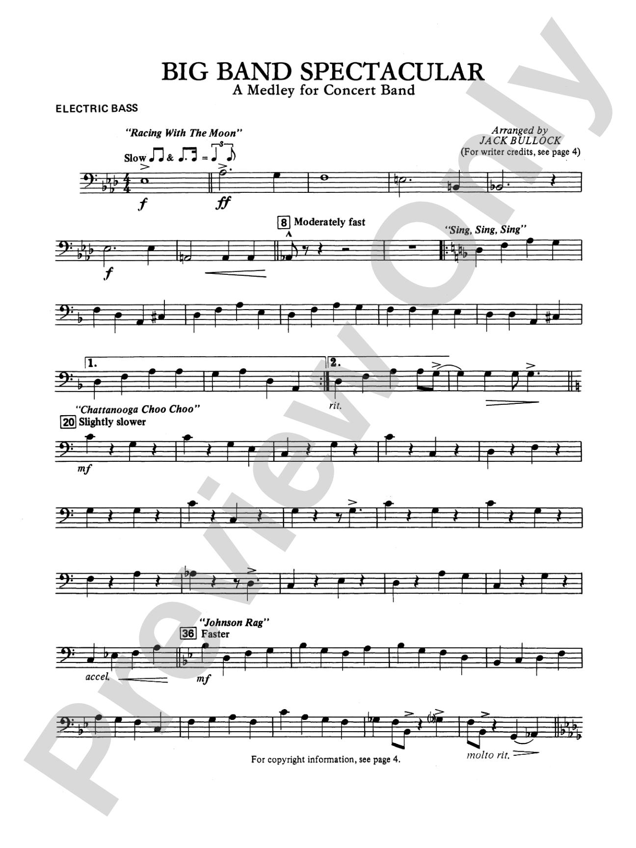 Big Band Spectacular: String Bass