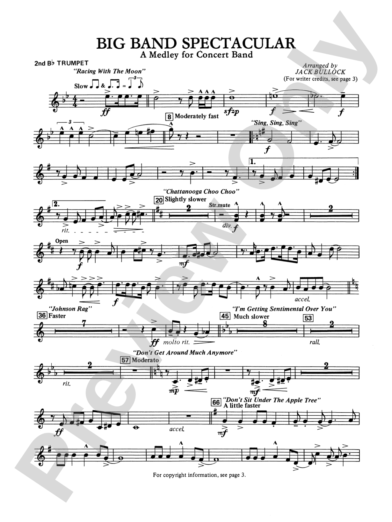 Big Band Spectacular: 2nd B-flat Trumpet