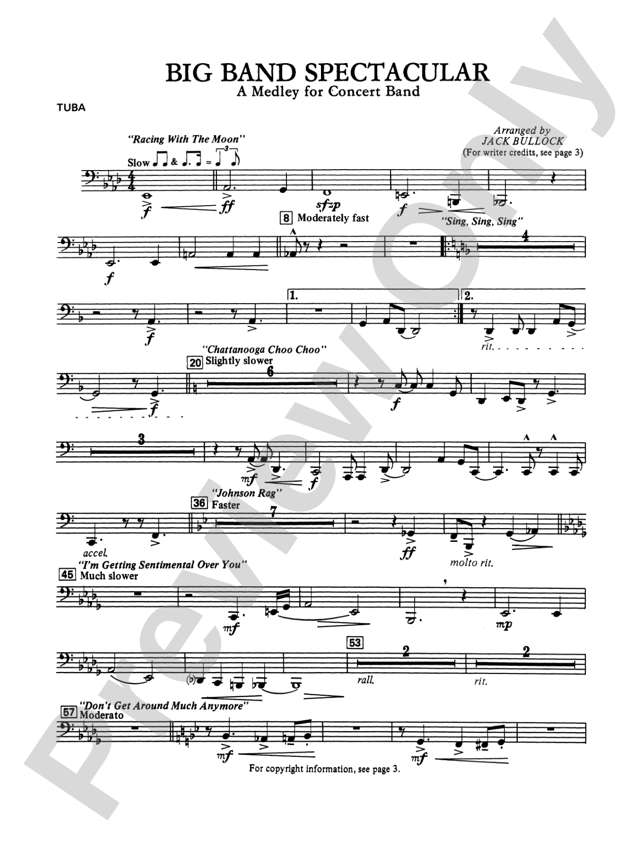 Big Band Spectacular: Tuba