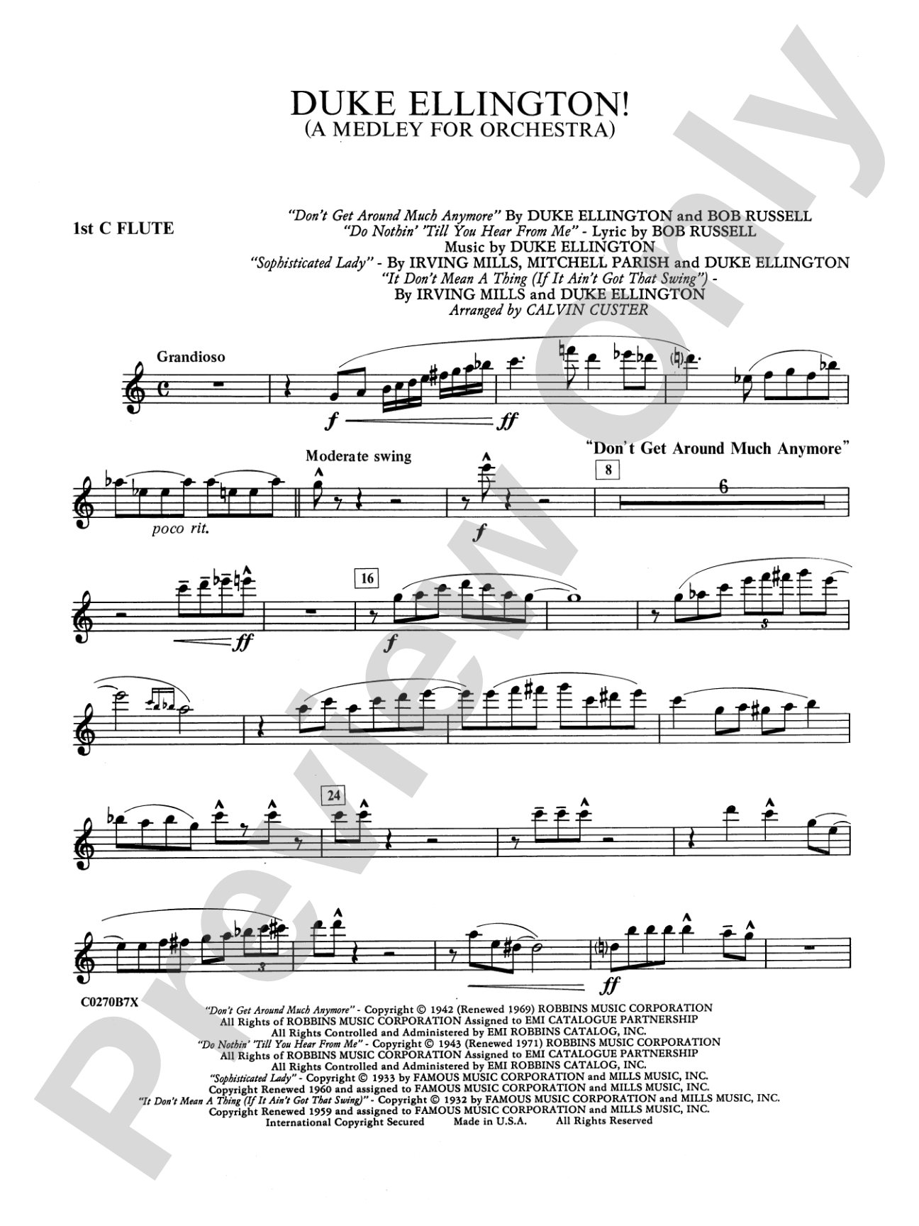 Duke Ellington: Flute