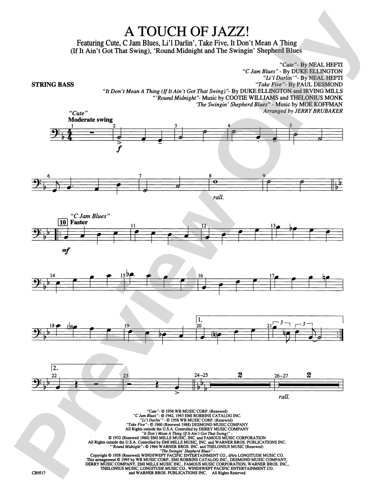 A Touch of Jazz!: String Bass