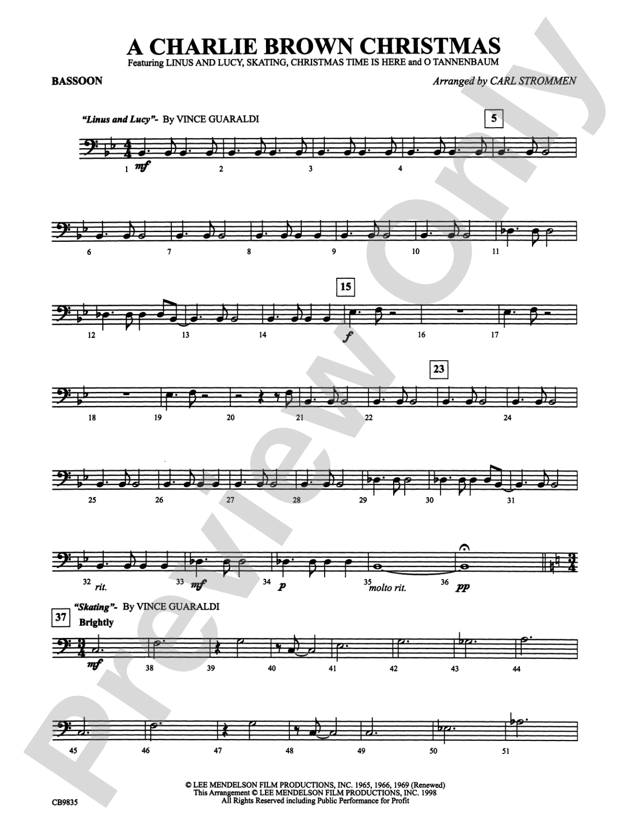 A Charlie Brown Christmas: Bassoon