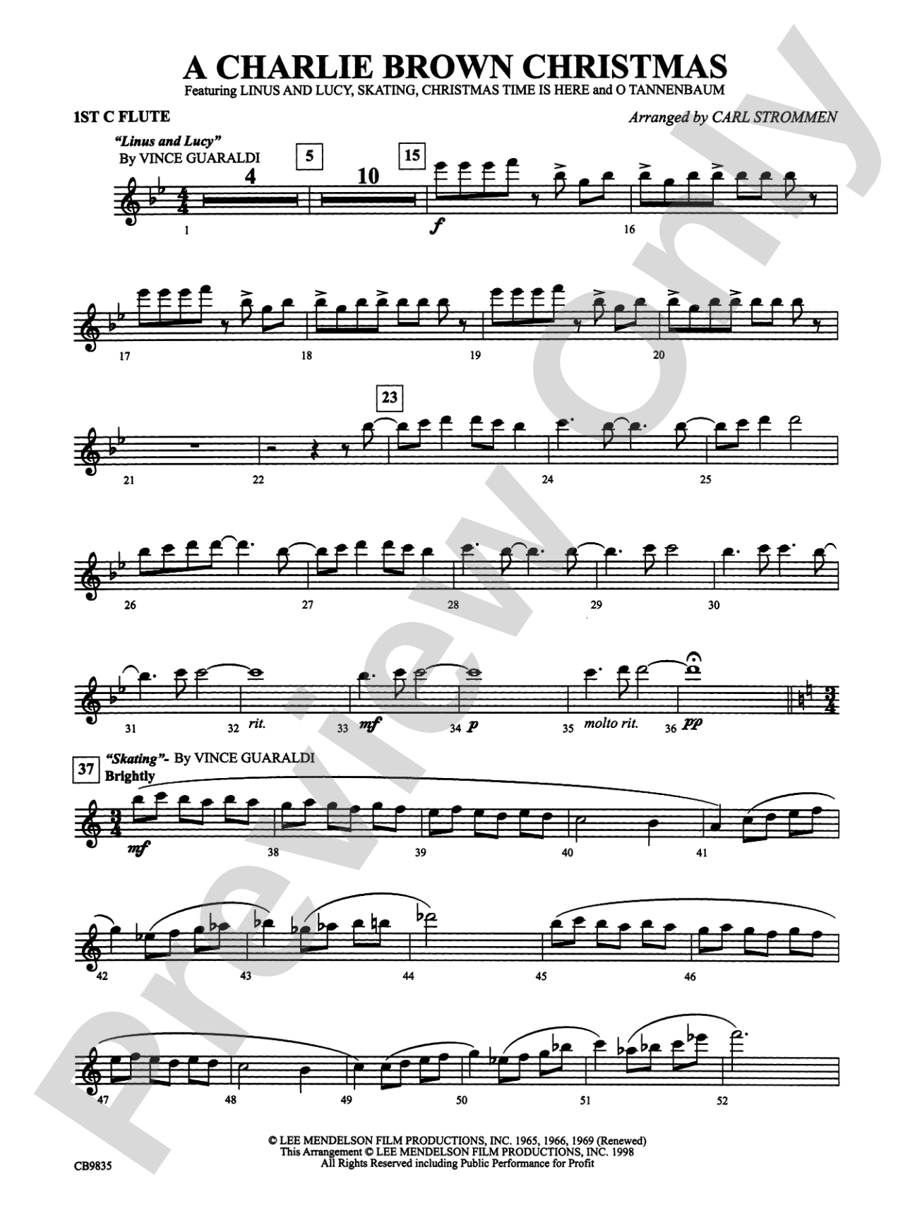 A Charlie Brown Christmas: Flute