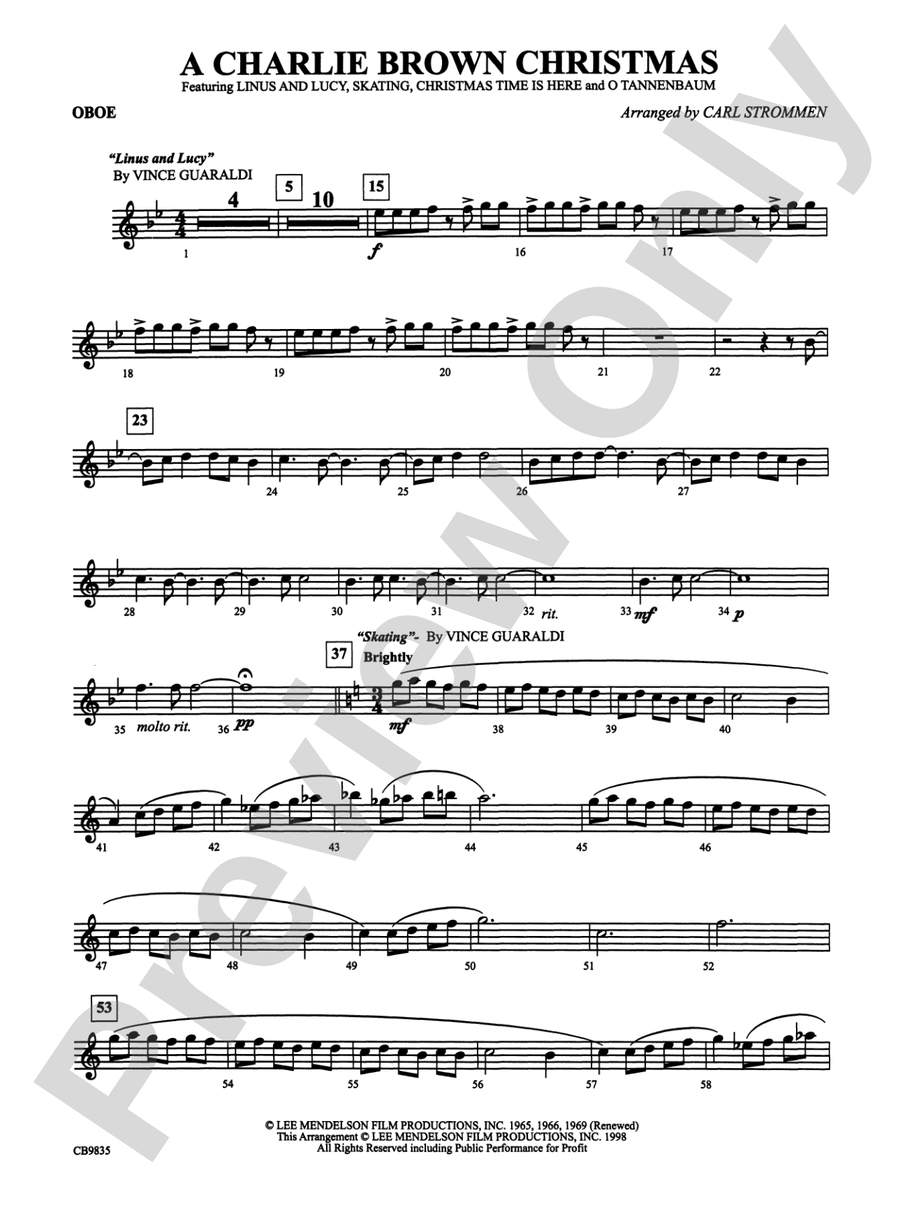 A Charlie Brown Christmas: Oboe