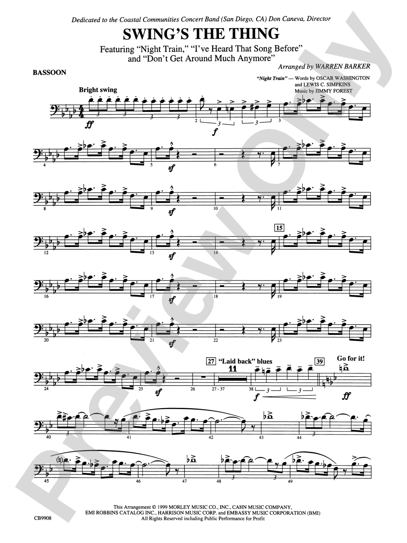Swing's the Thing: Bassoon