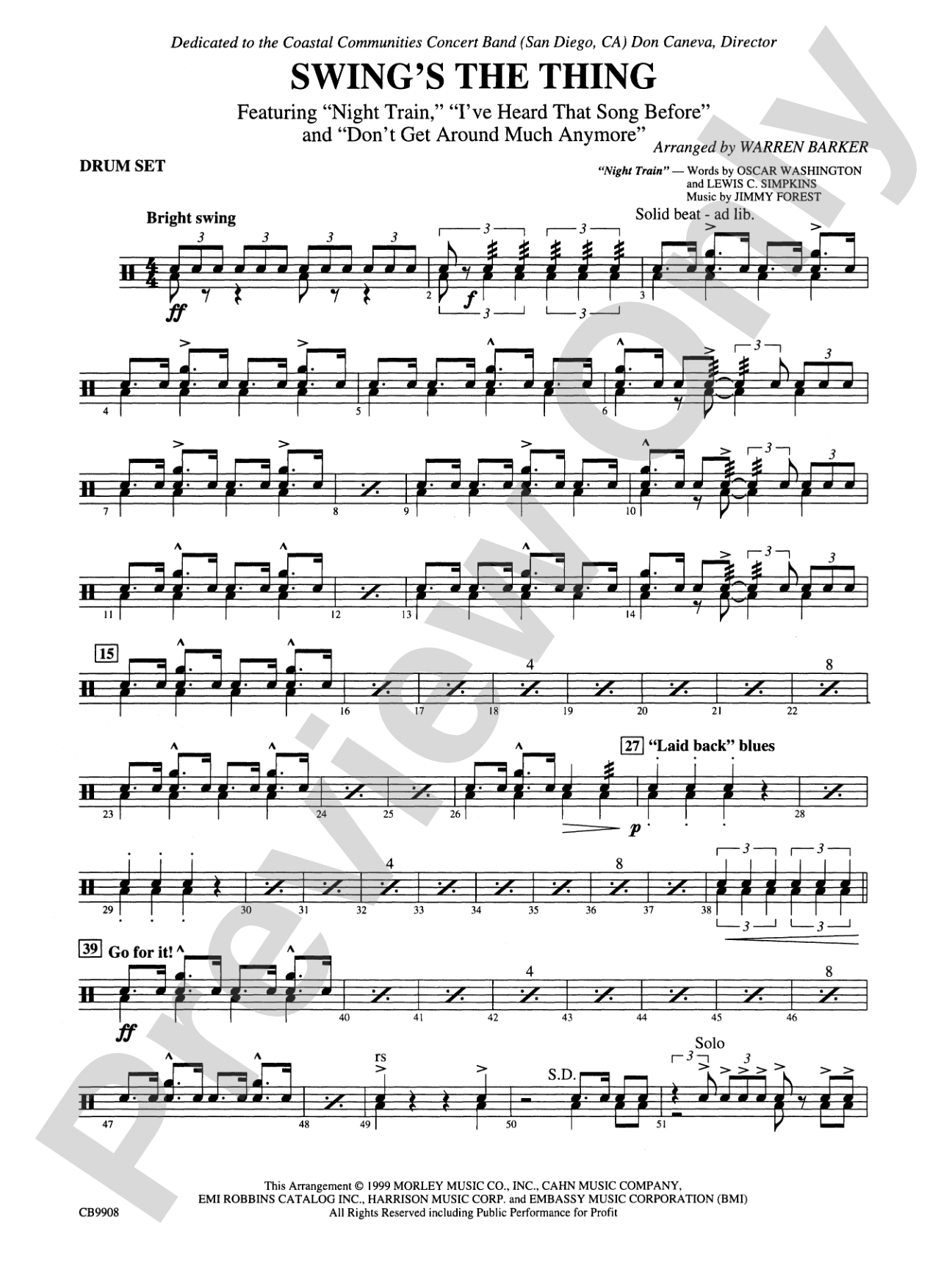 Swing's the Thing: Drums