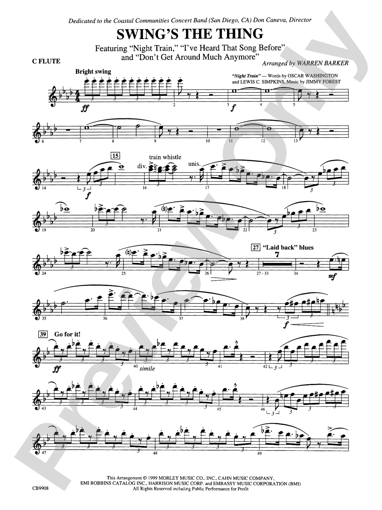 Swing's the Thing: Flute