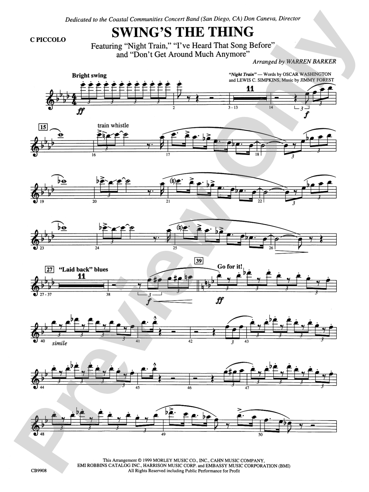 Swing's the Thing: Piccolo