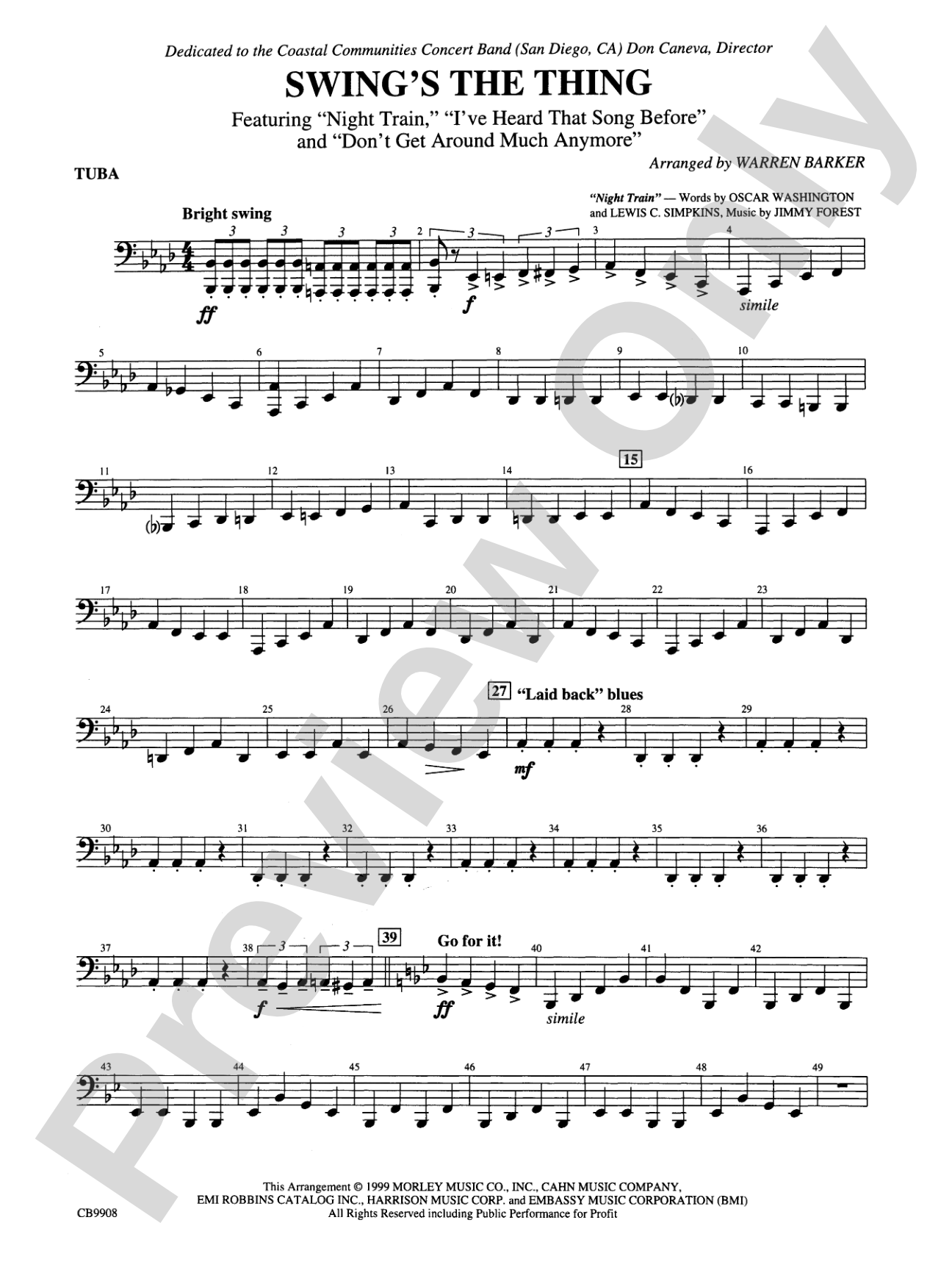 Swing's the Thing: Tuba