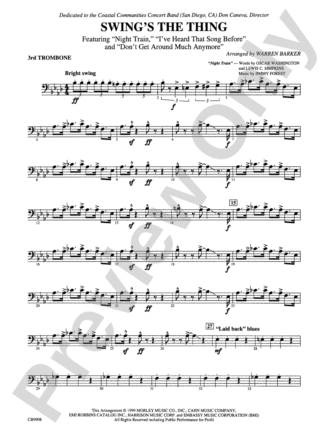 Swing's the Thing: 3rd Trombone