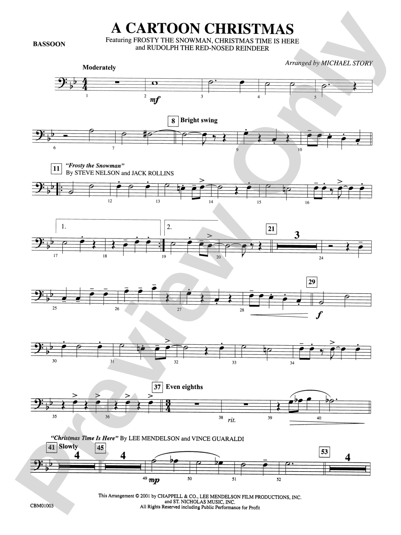 A Cartoon Christmas: Bassoon