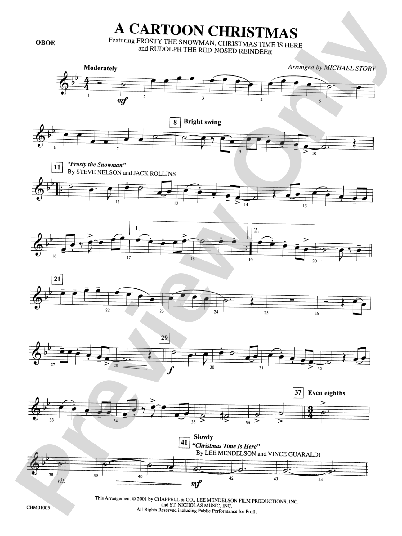 A Cartoon Christmas: Oboe