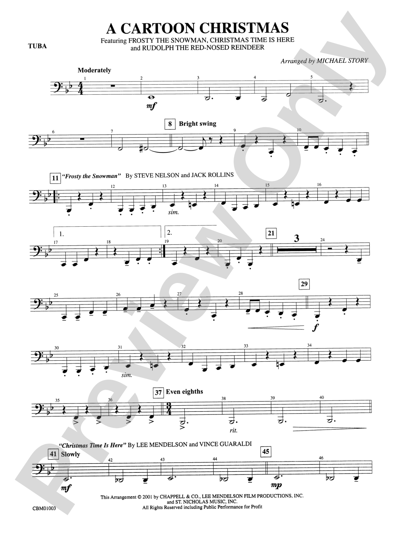 A Cartoon Christmas: Tuba