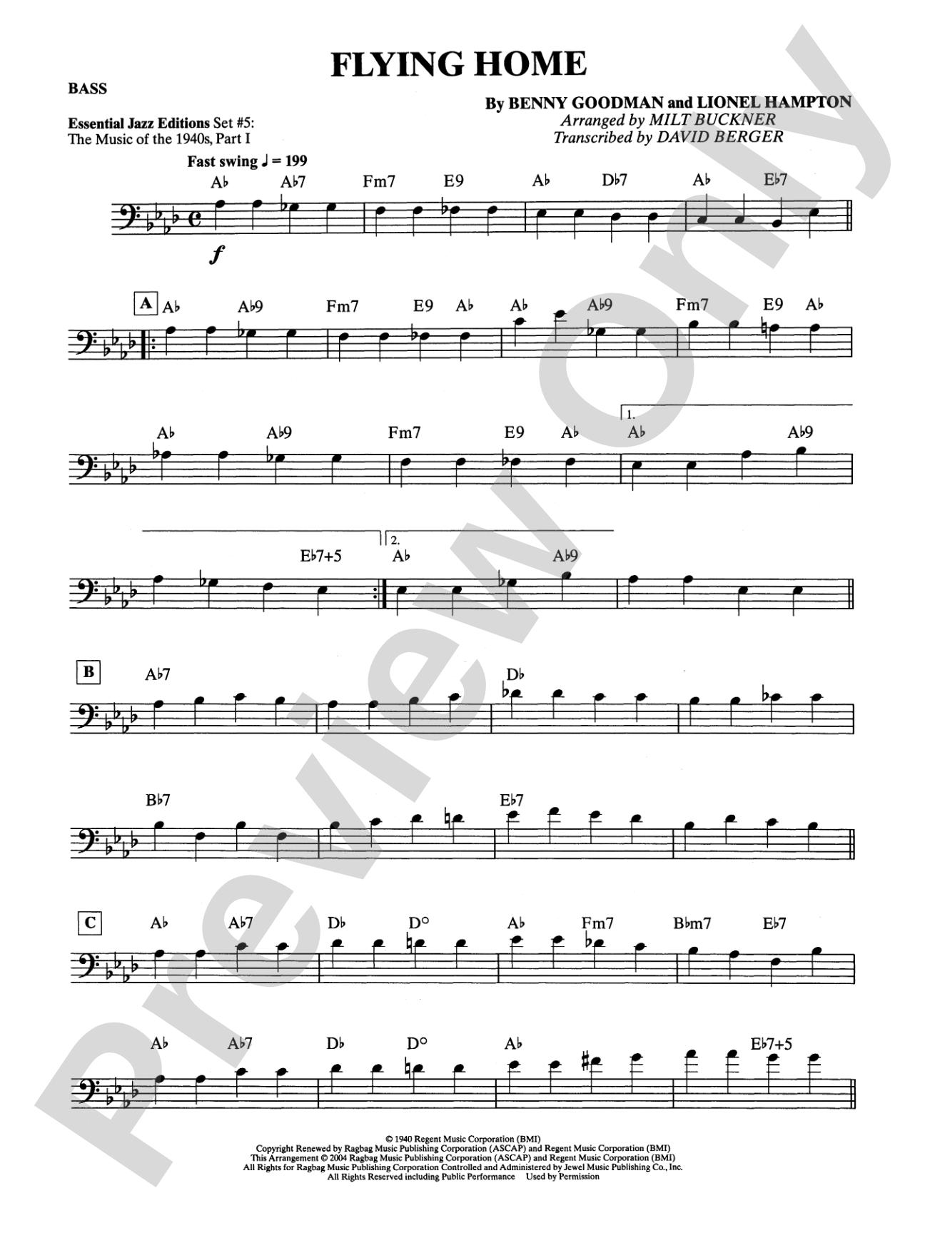 Flying Home: String Bass