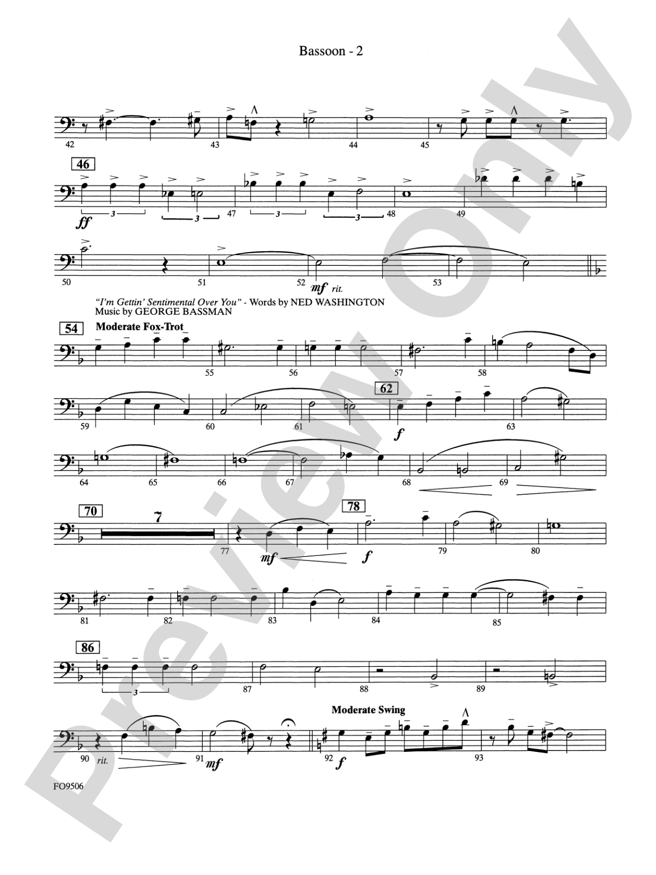 A Salute to the Big Bands: Bassoon
