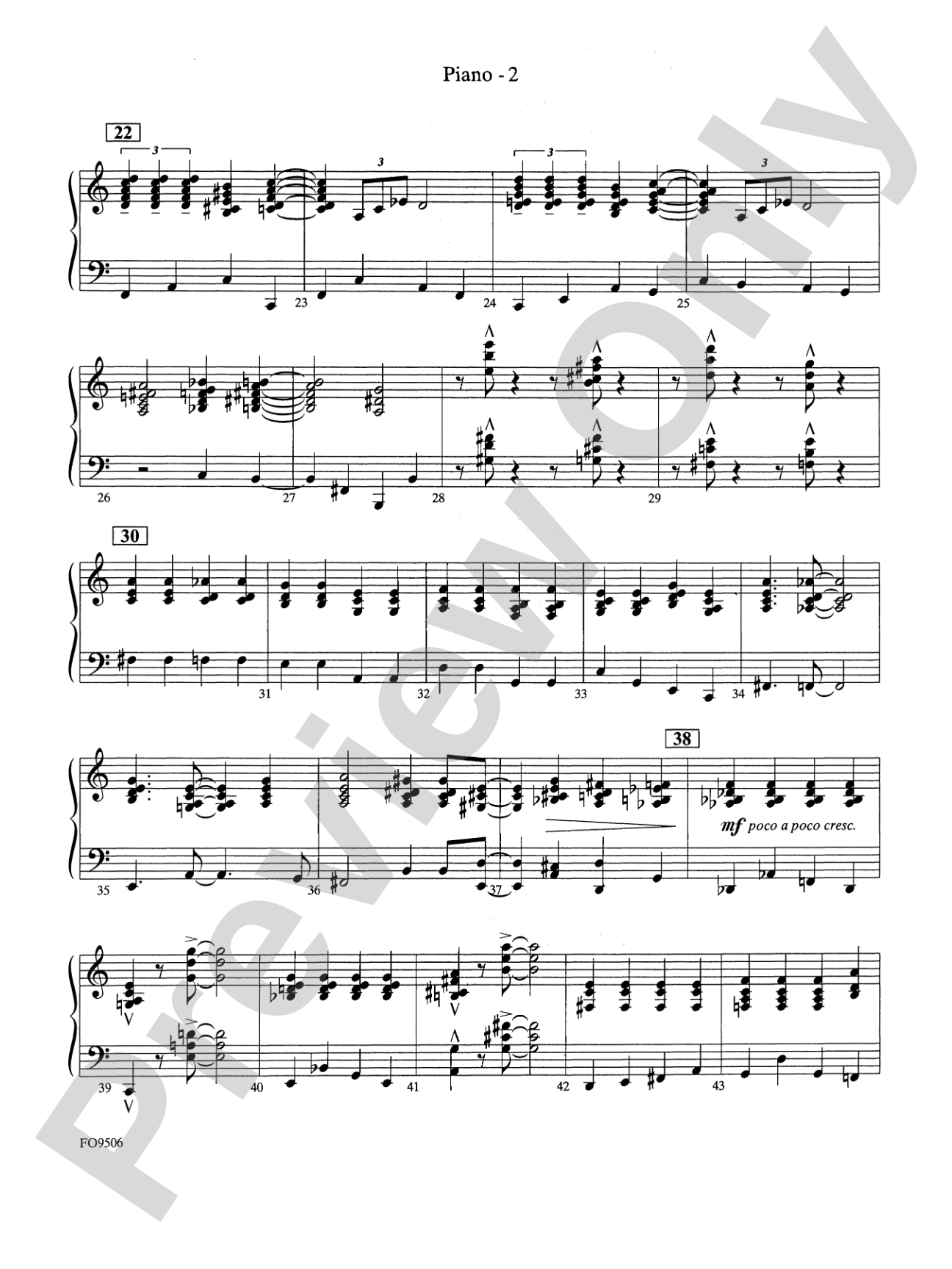 A Salute to the Big Bands: Piano Accompaniment