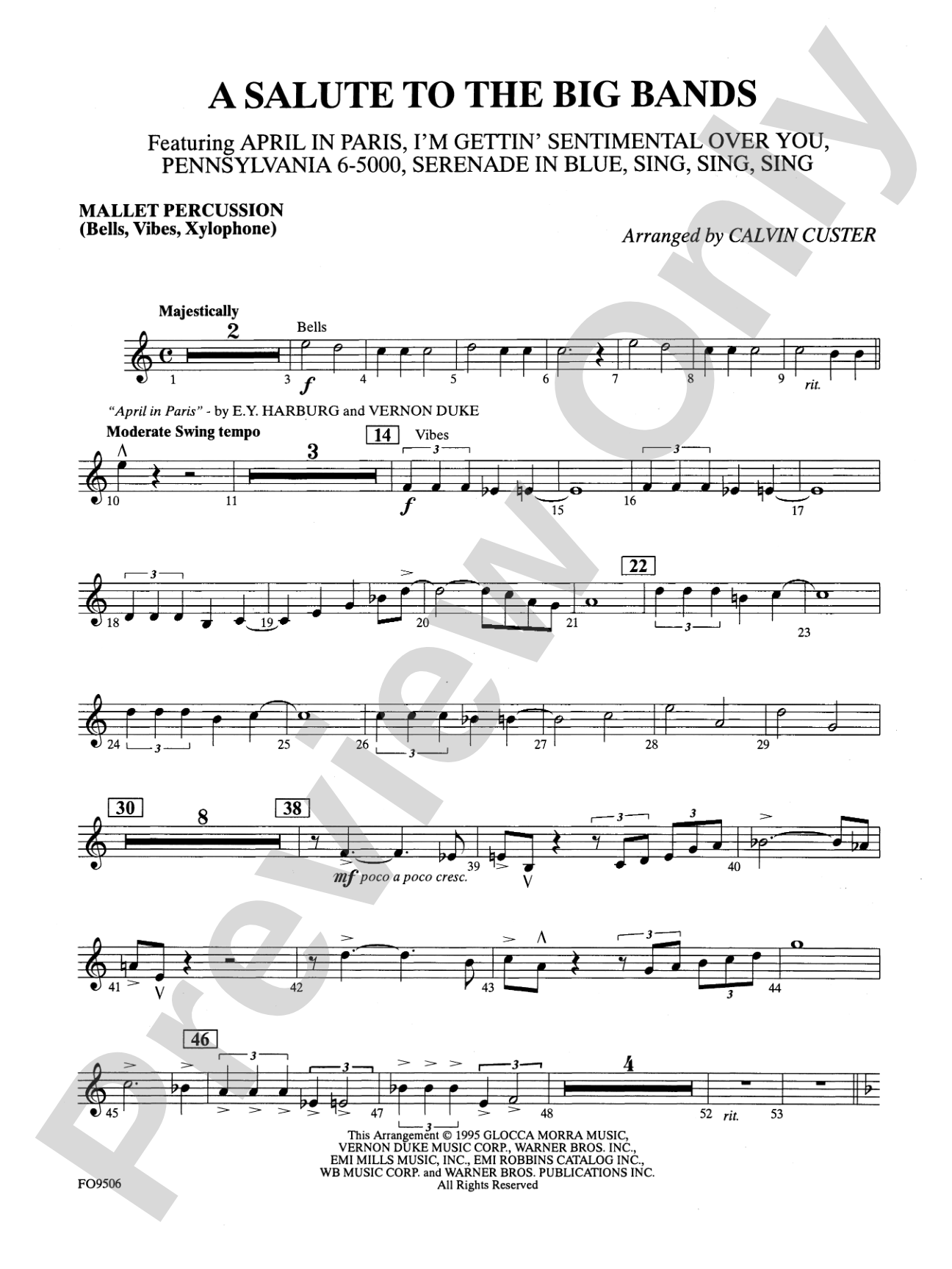 A Salute to the Big Bands: Mallets