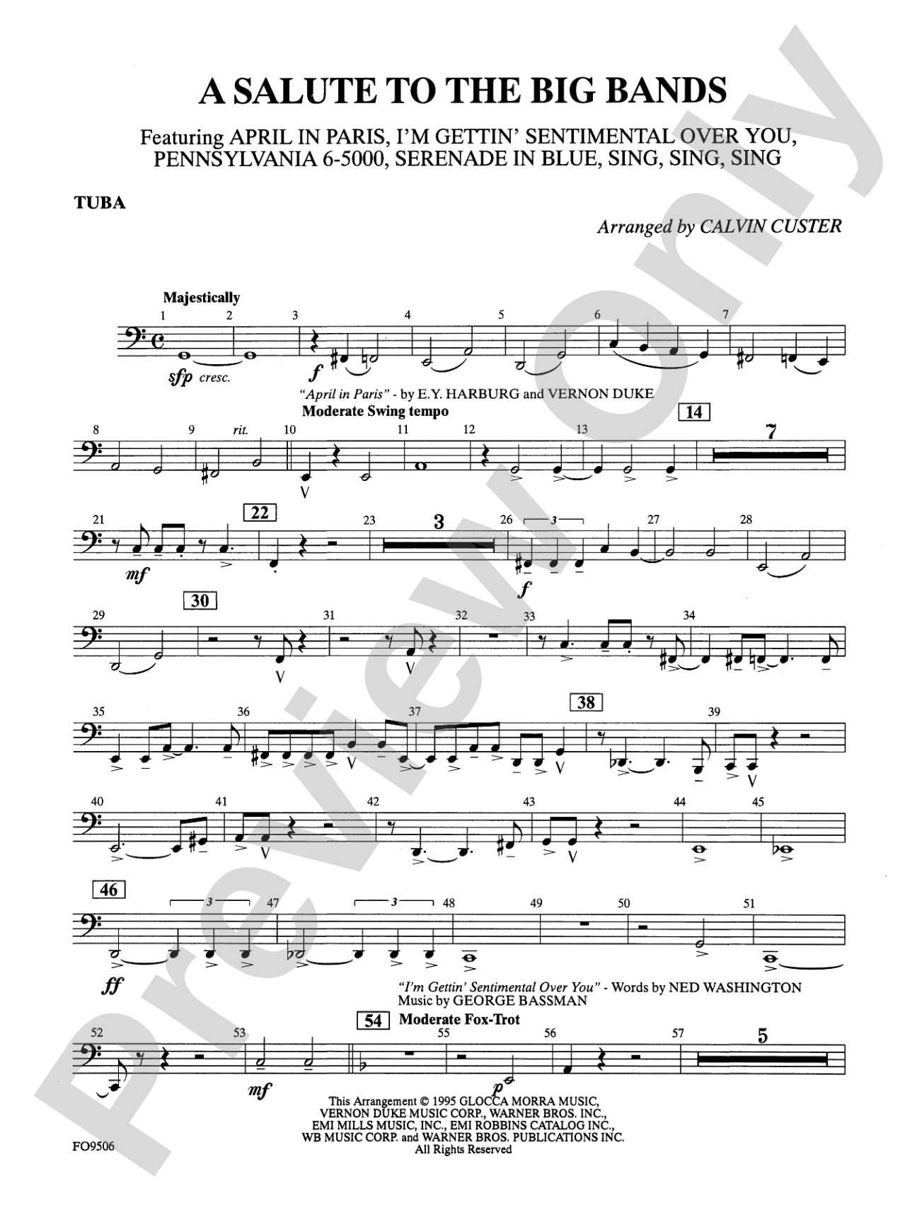 A Salute to the Big Bands: Tuba