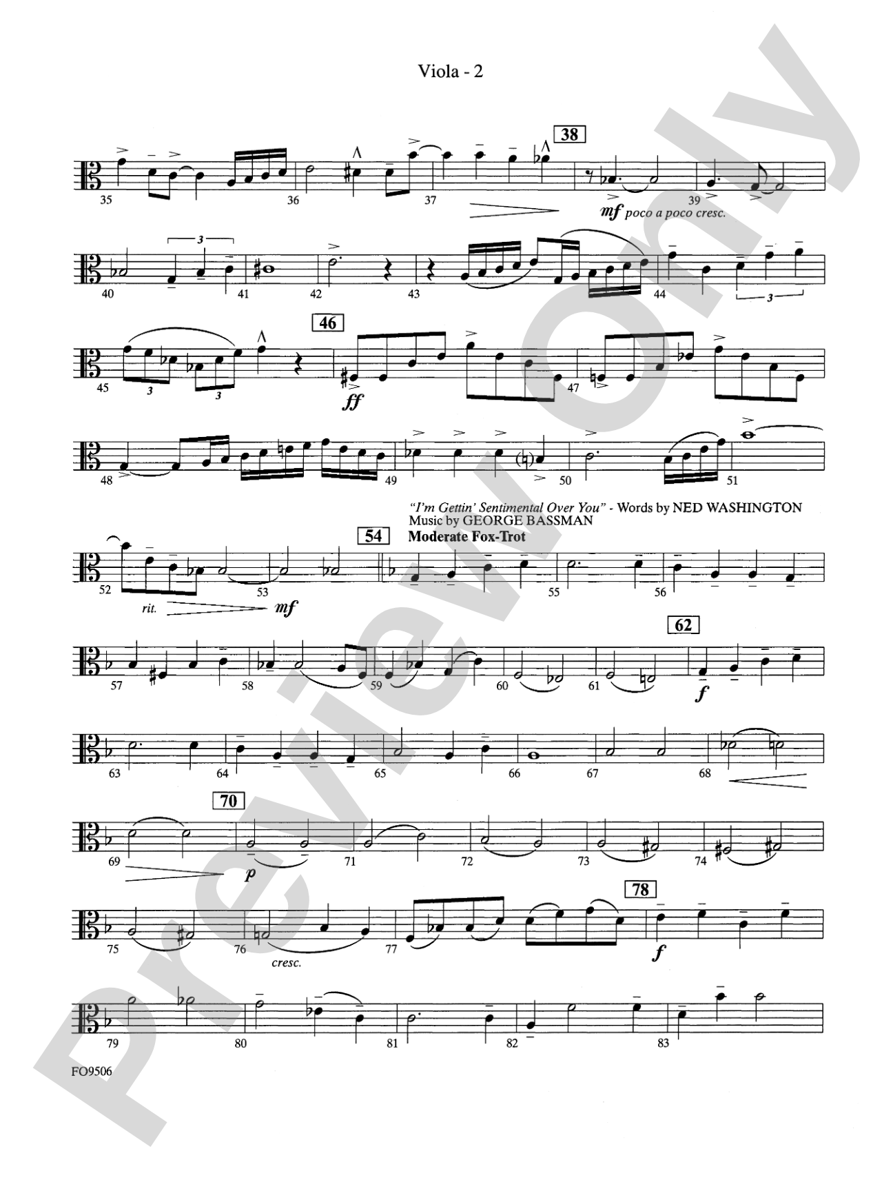 A Salute to the Big Bands: Viola