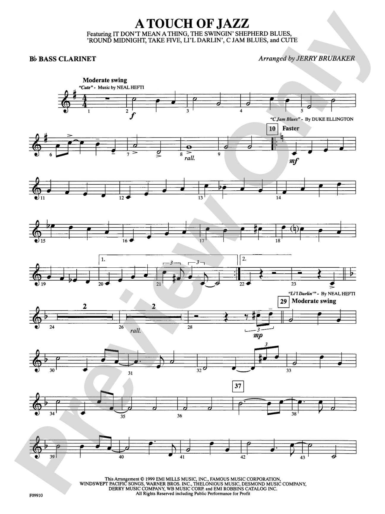 A Touch of Jazz: B-flat Bass Clarinet