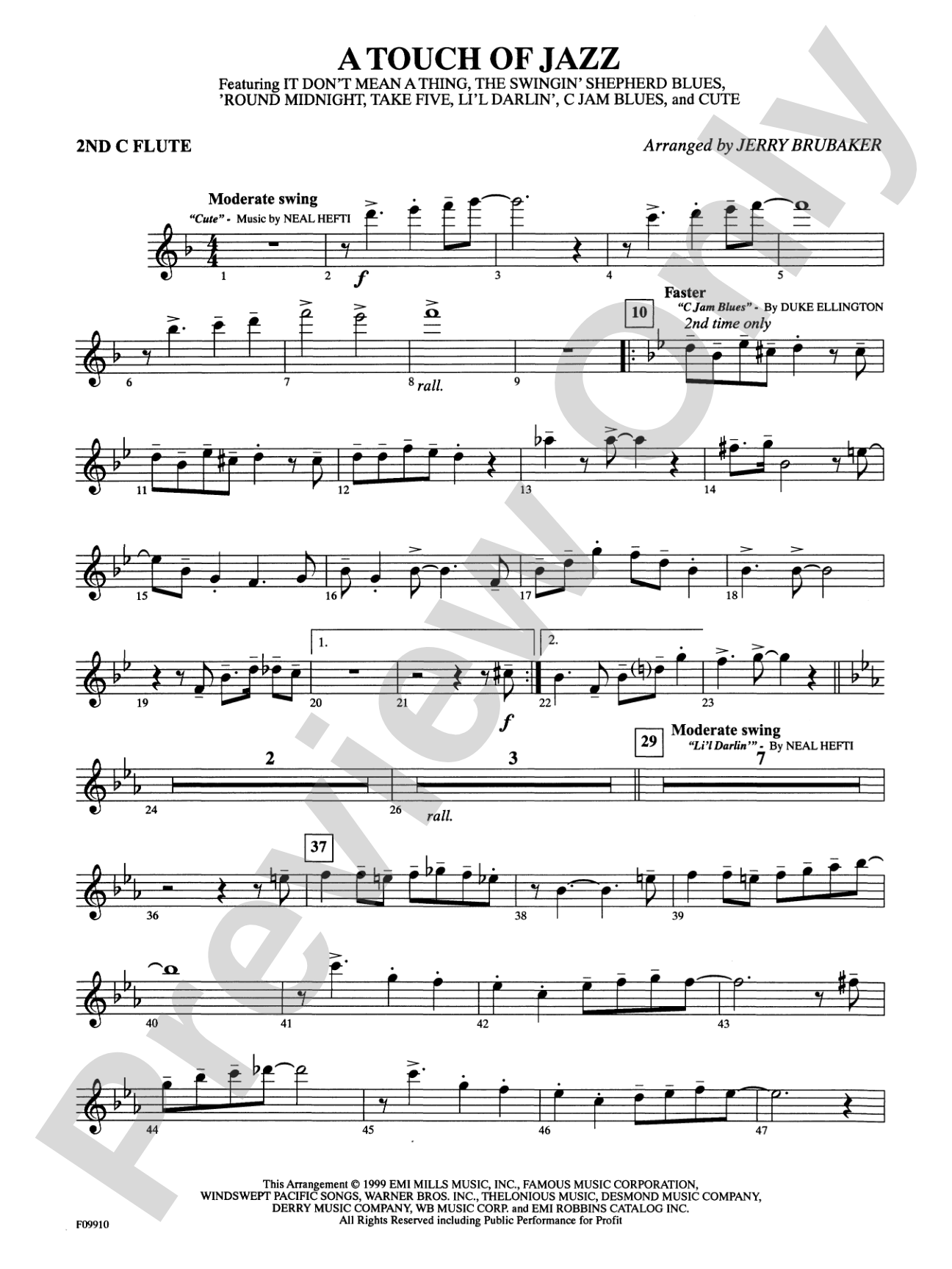 A Touch of Jazz: 2nd Flute
