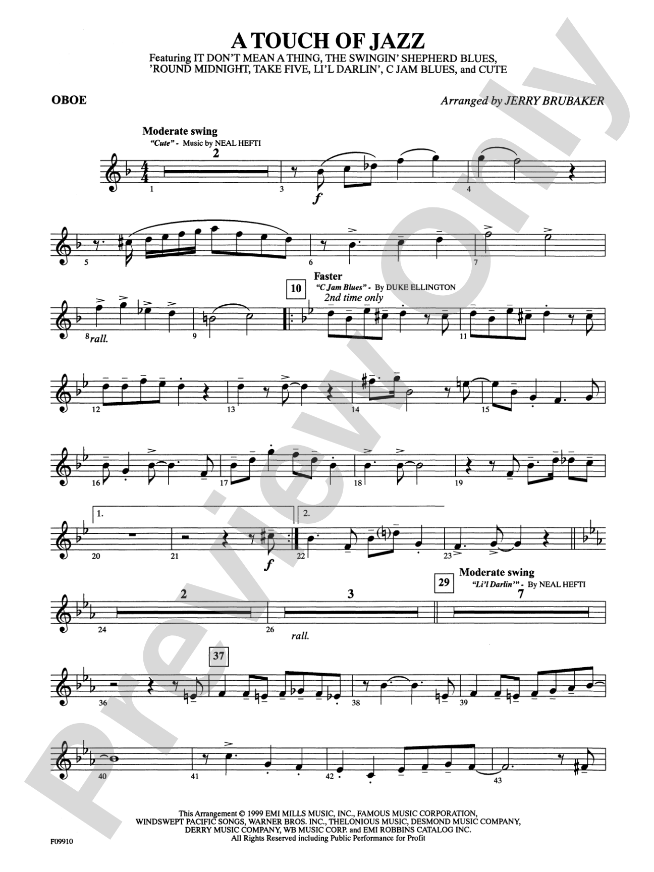 A Touch of Jazz: Oboe