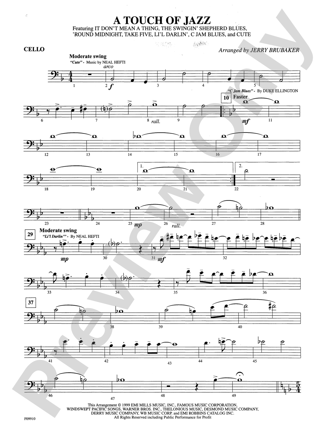 A Touch of Jazz: Cello