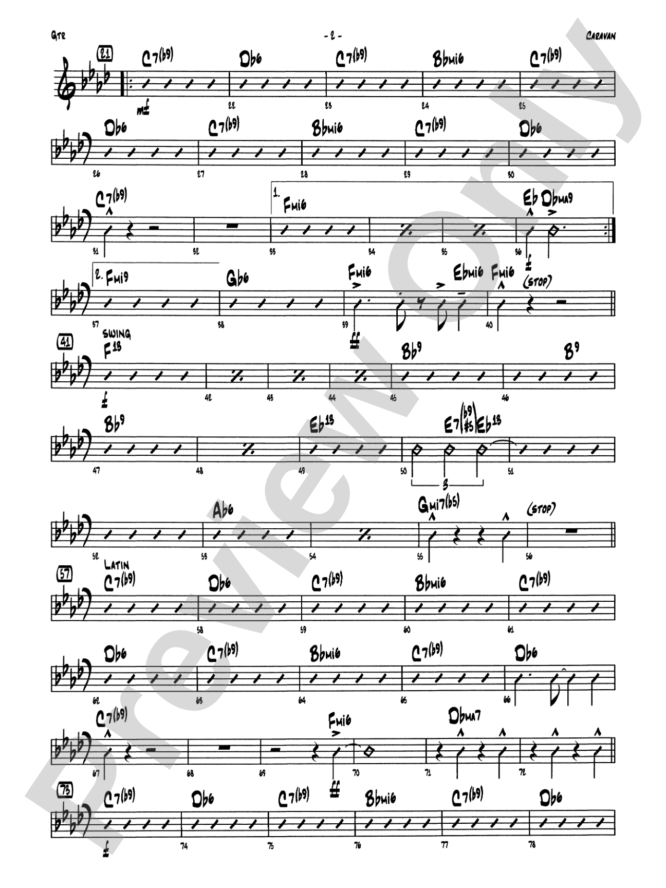 Caravan: Guitar