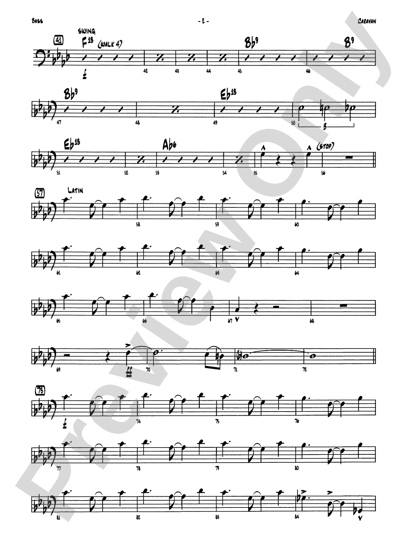 Caravan: String Bass