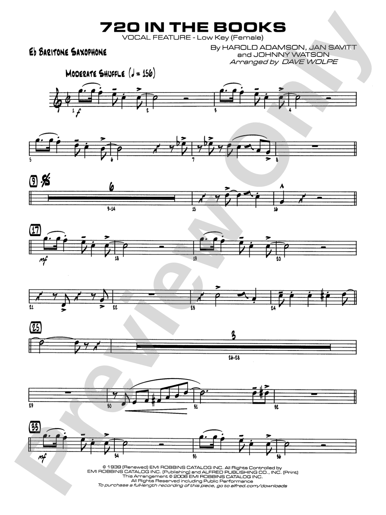 720 in the Books: E-flat Baritone Saxophone