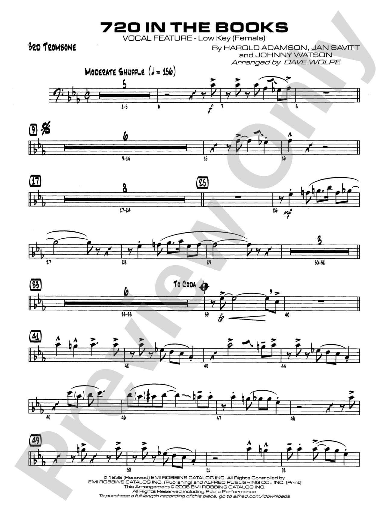 720 in the Books: 3rd Trombone