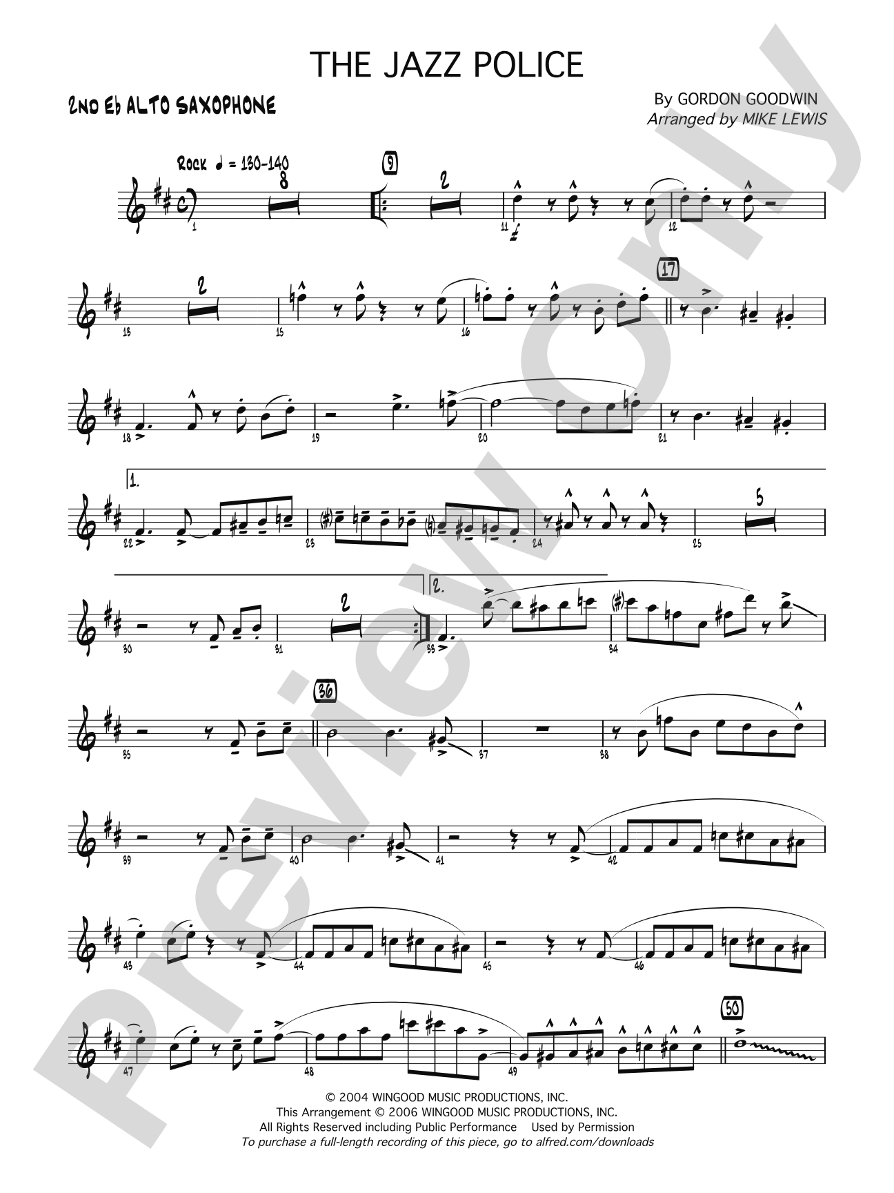 The Jazz Police: 2nd E-flat Alto Saxophone