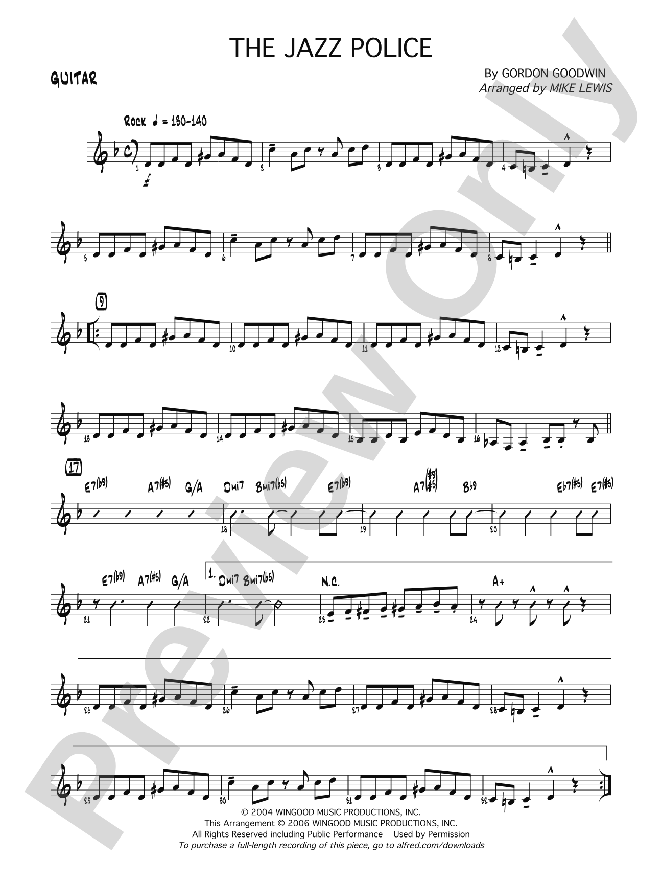 The Jazz Police: Guitar