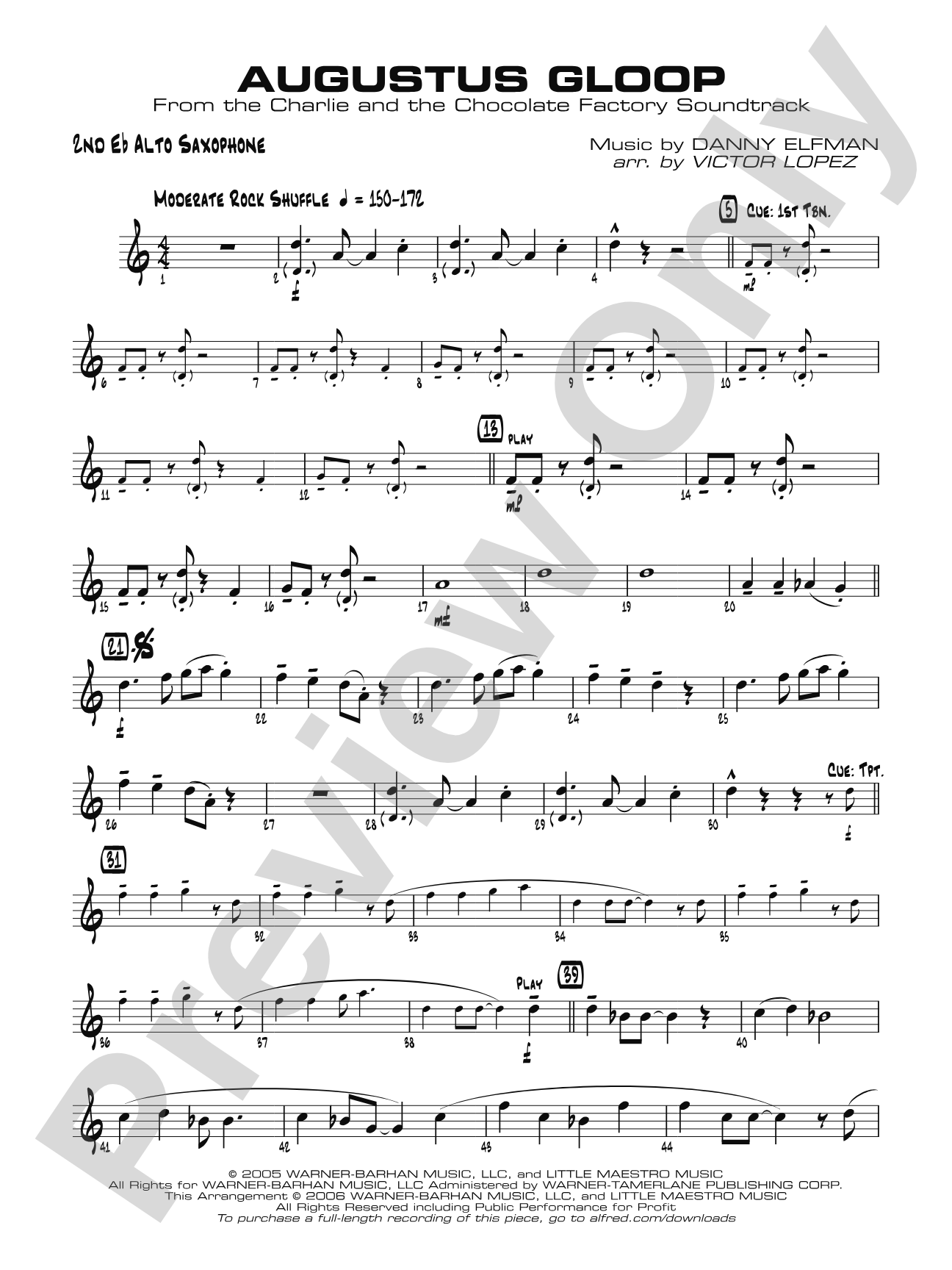 Augustus Gloop: 2nd E-flat Alto Saxophone