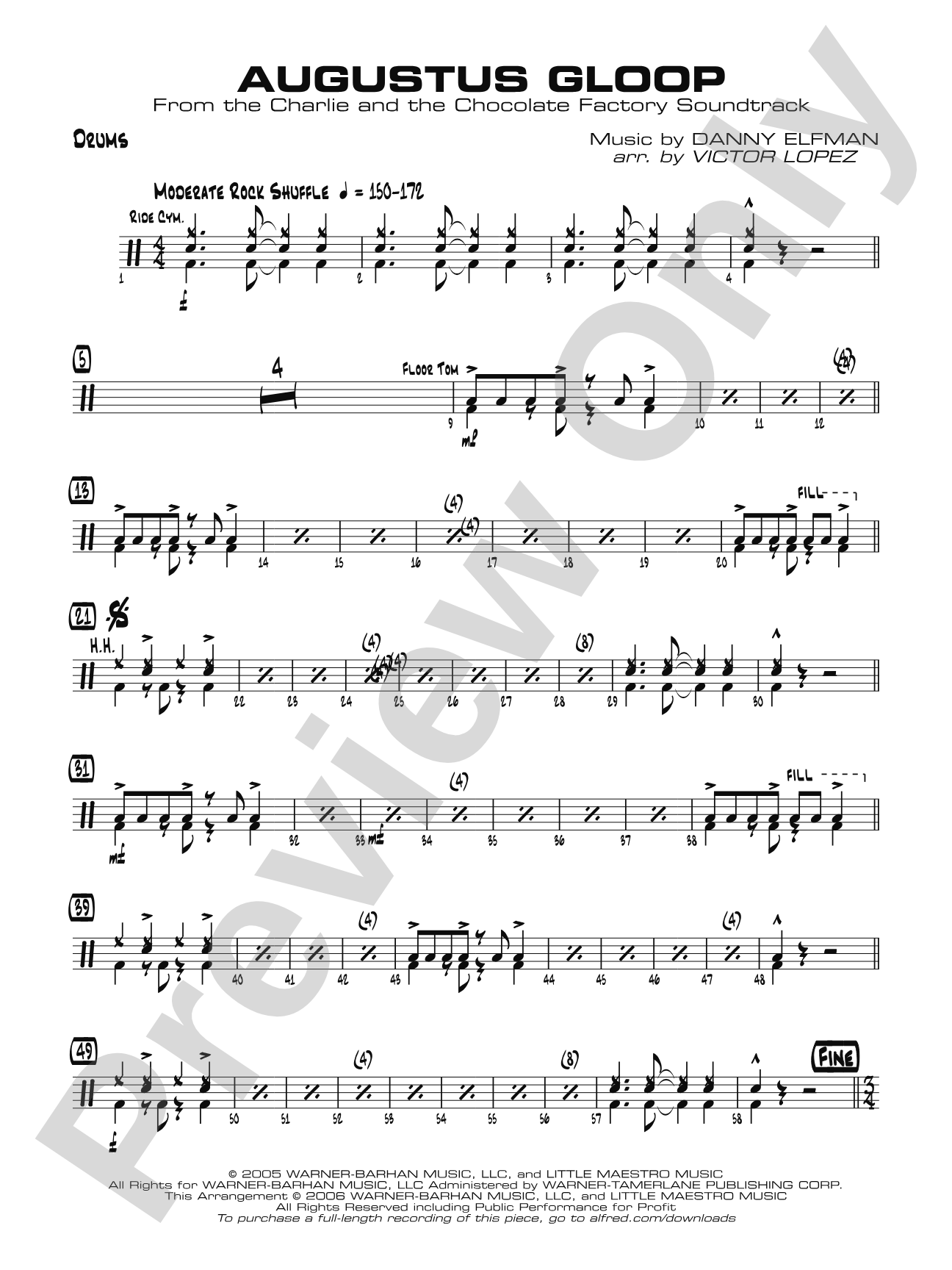 Augustus Gloop: Drums