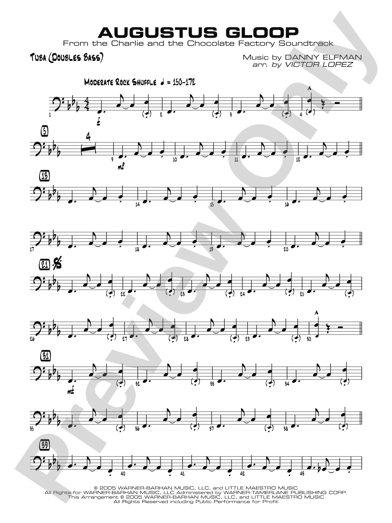 Augustus Gloop: Tuba