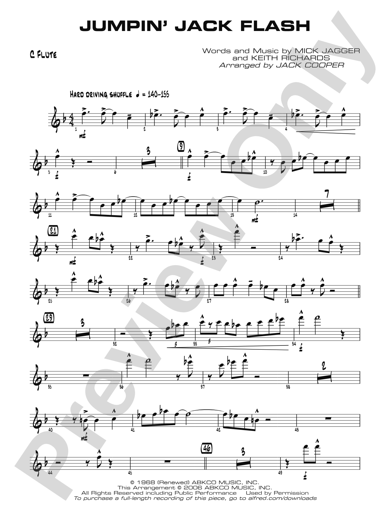 Jumpin' Jack Flash: Flute