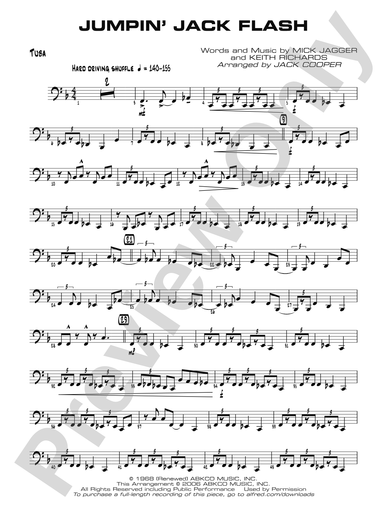 Jumpin' Jack Flash: Tuba