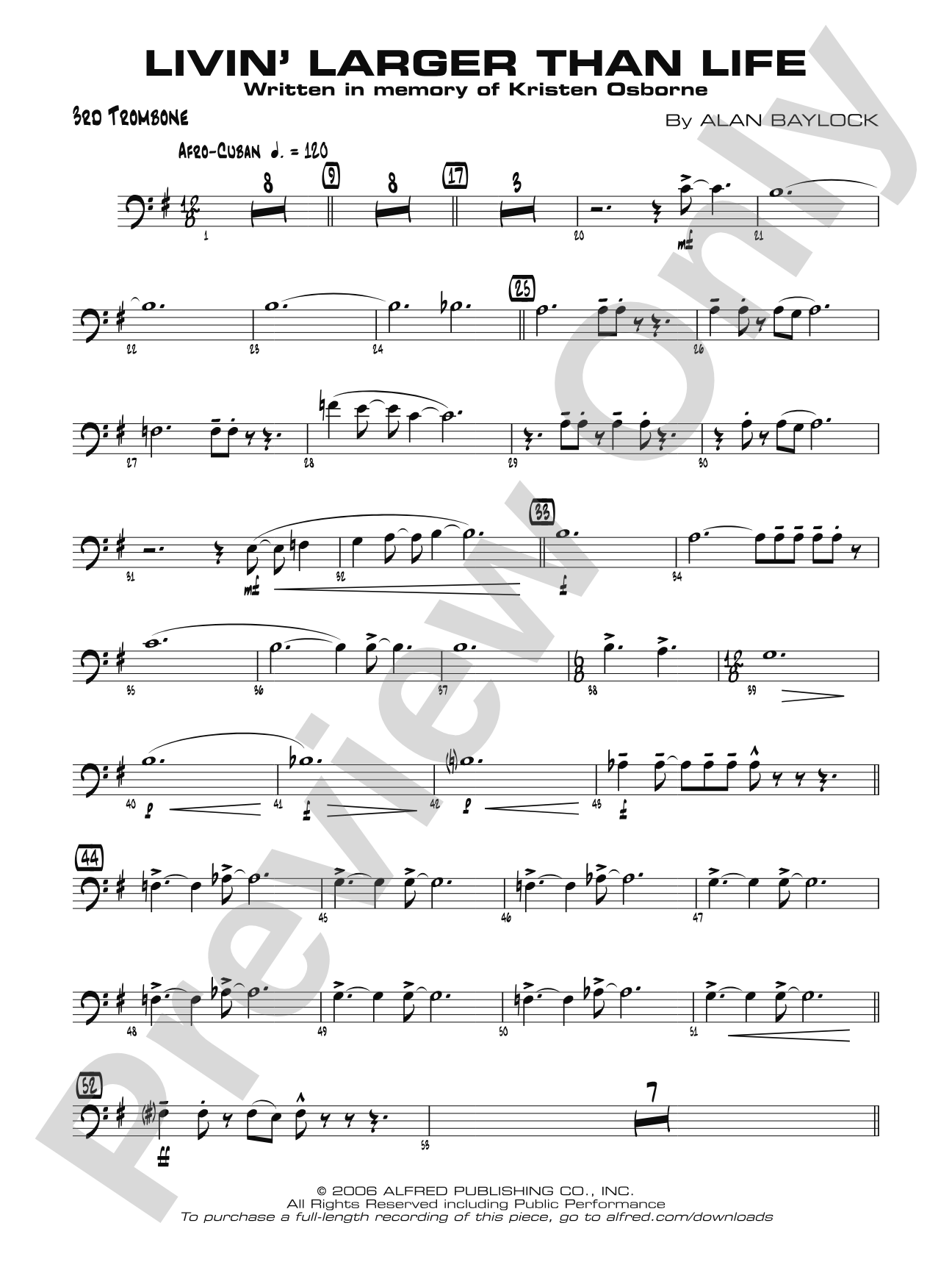 Livin' Larger Than Life: 3rd Trombone