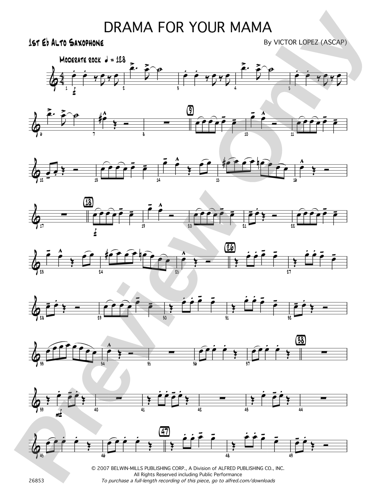 Drama for Your Mama: E-flat Alto Saxophone