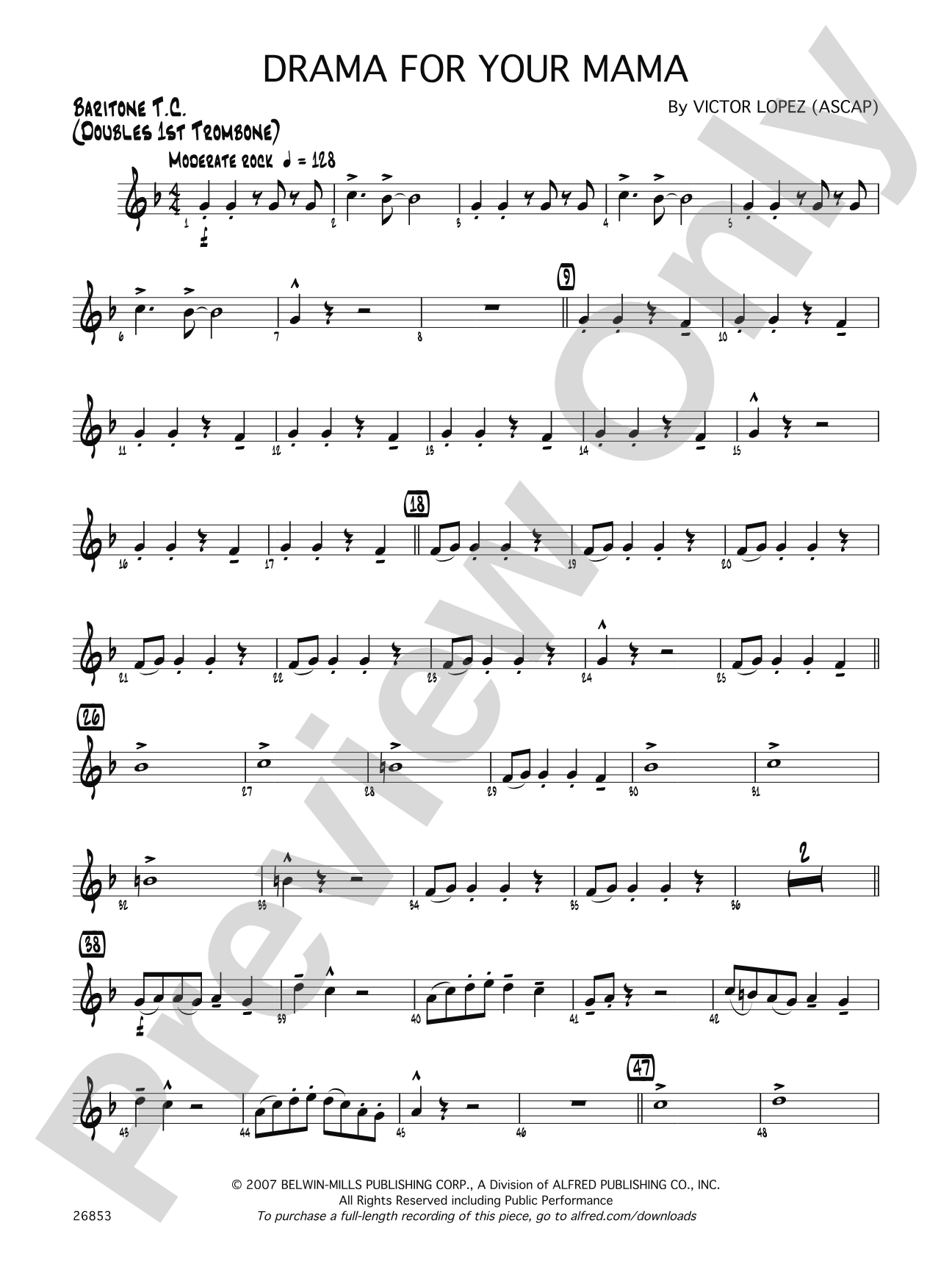 Drama for Your Mama: Baritone, T.C.