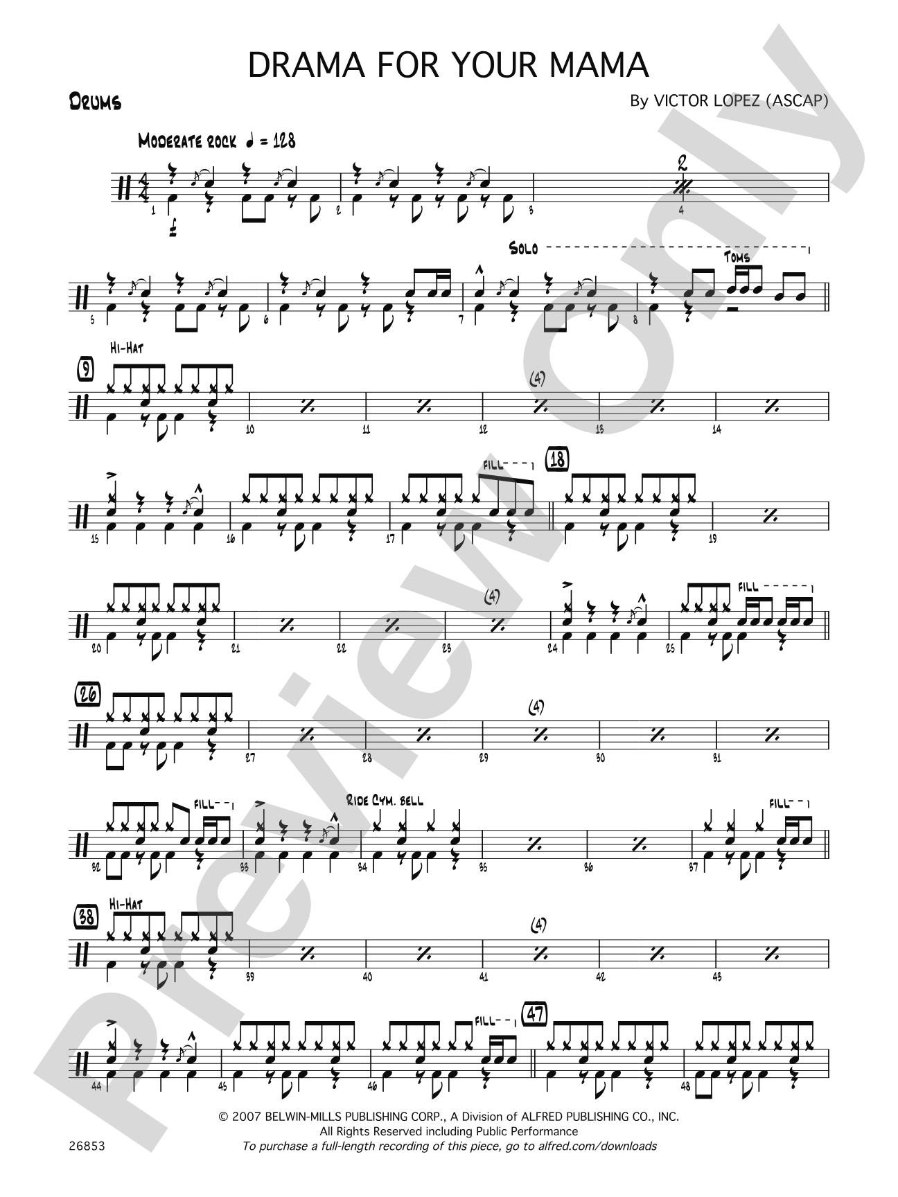 Drama for Your Mama: Drums
