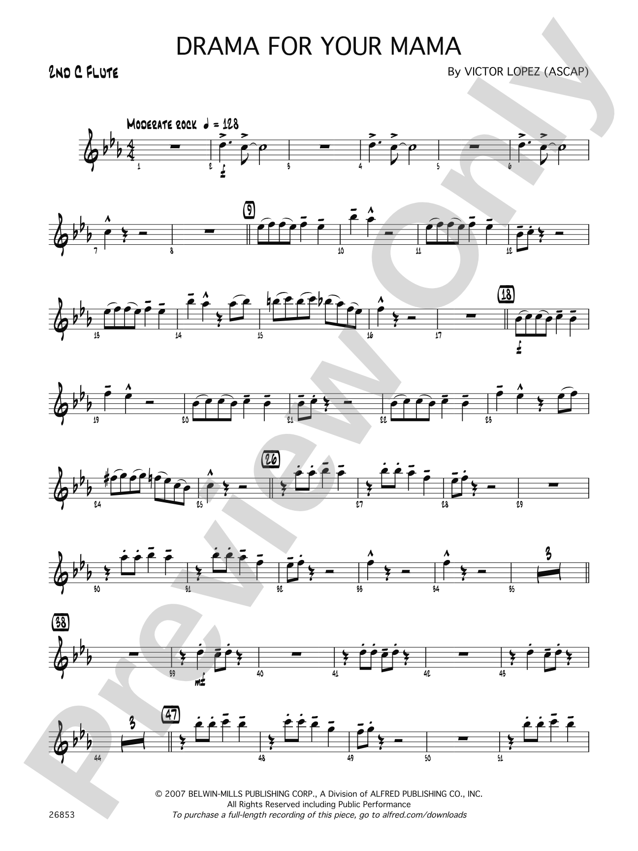 Drama for Your Mama: 2nd Flute