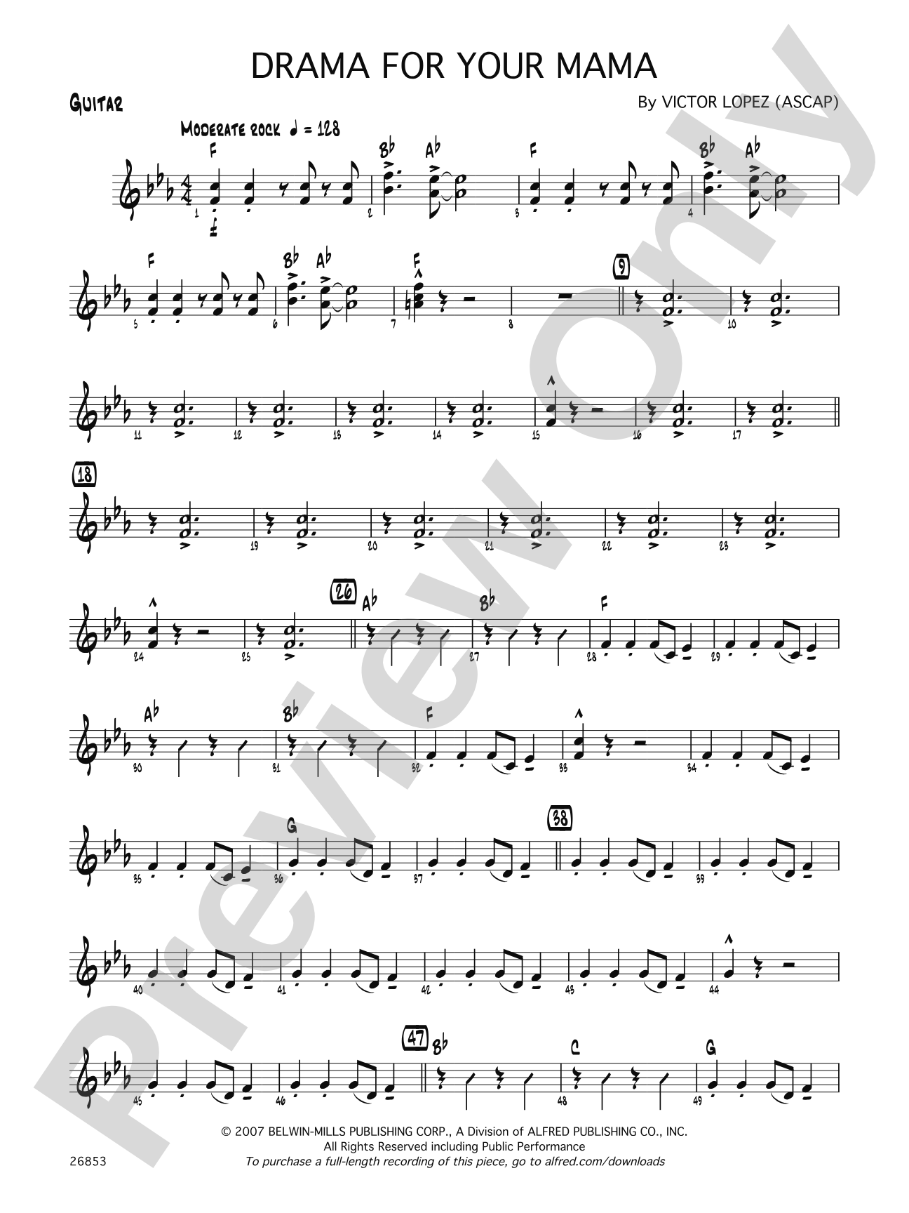 Drama for Your Mama: Guitar