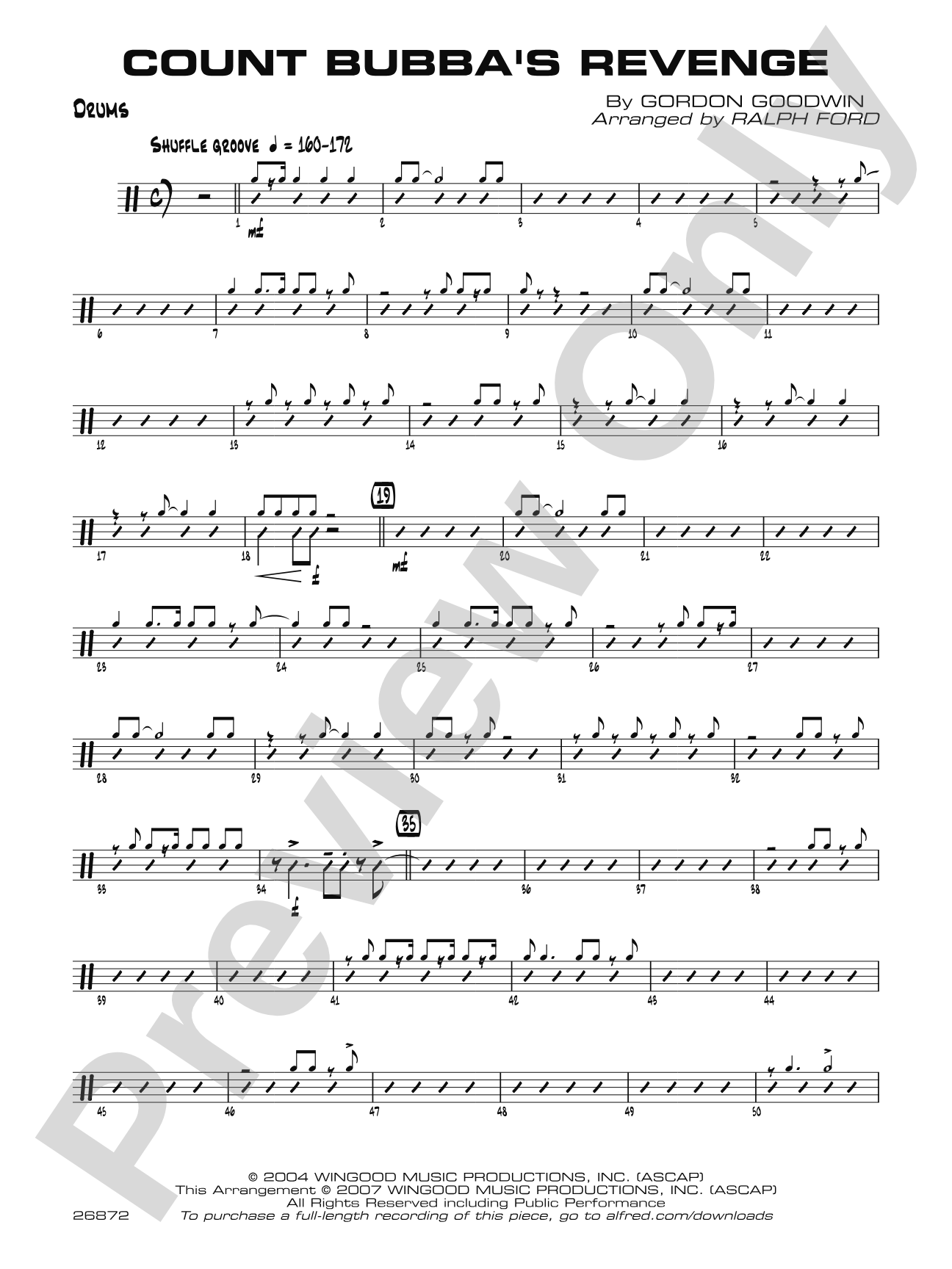 Count Bubba's Revenge: Drums